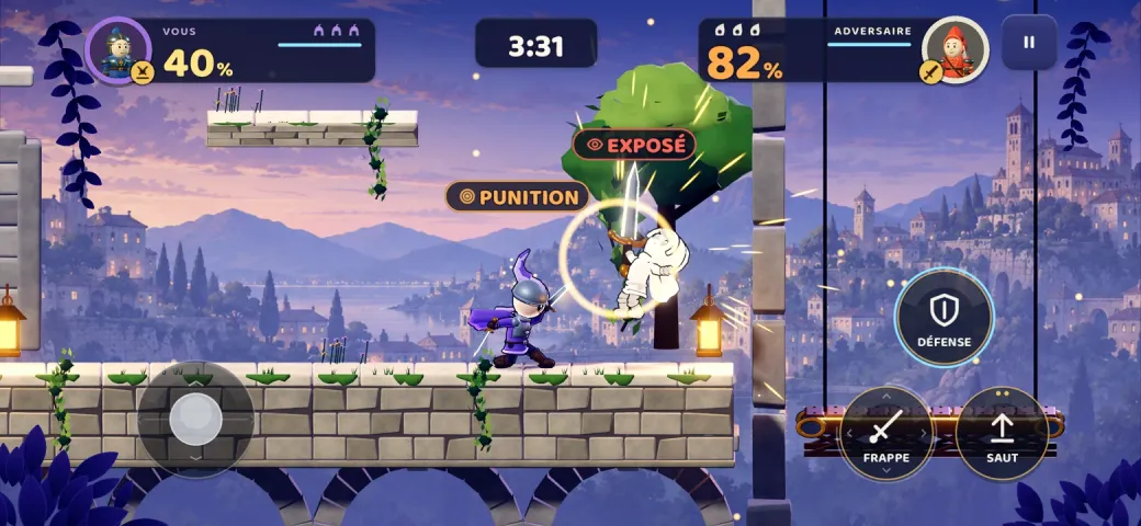 Les Duellistes sur iPhone — scène 2