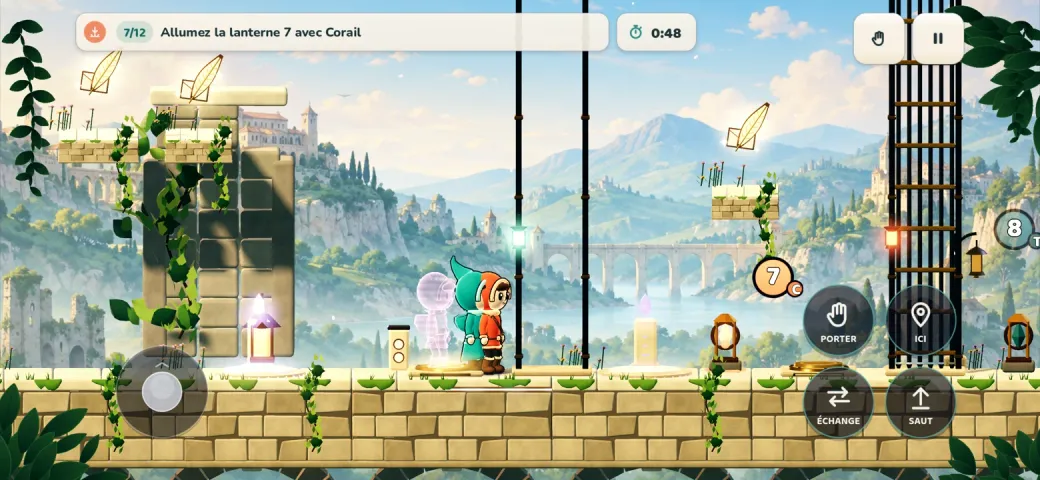 Pair Play: Two Lanterns sur iPhone — scène 1