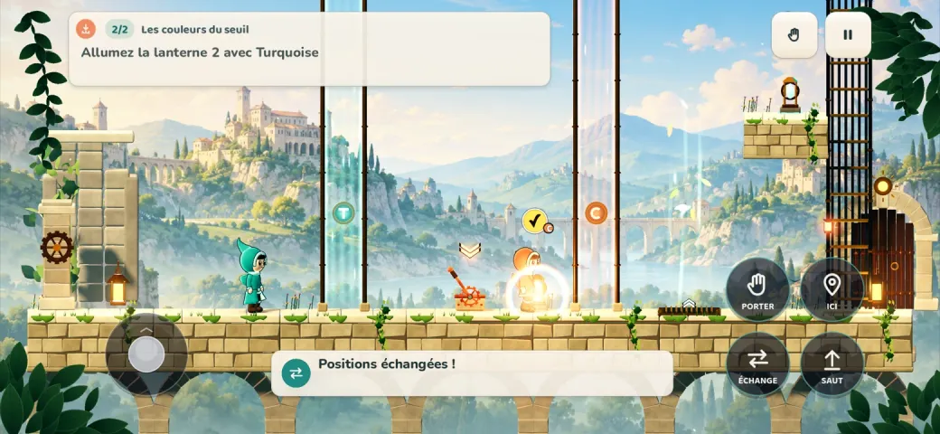 Pair Play: Two Lanterns sur iPhone — scène 2